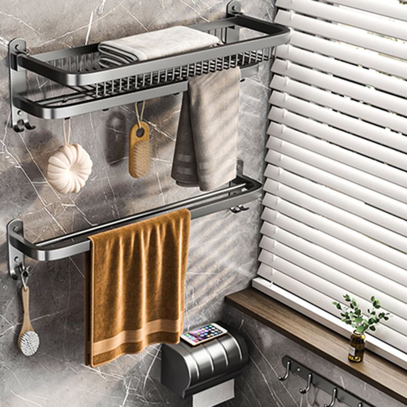 Modern Grey Bathroom Accessory Set  Bath Shelf Bath Hardware Set