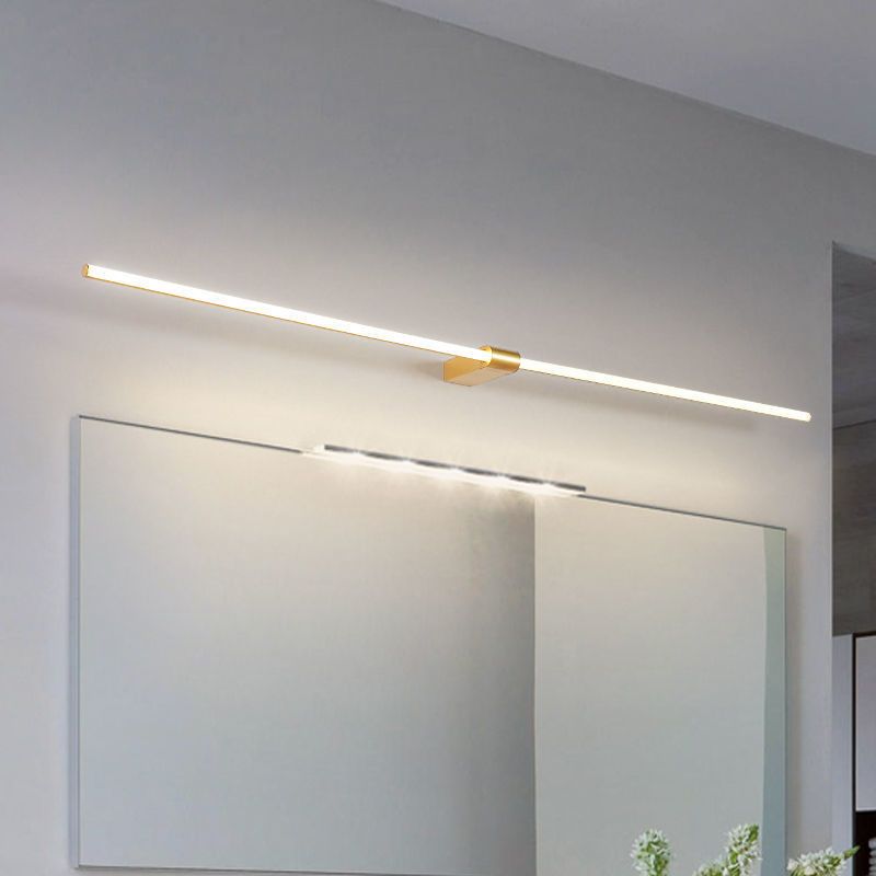 Acrylic LED Wall Light in Modern Simplicity Linear Vanity Mirror Lights for Bathroom