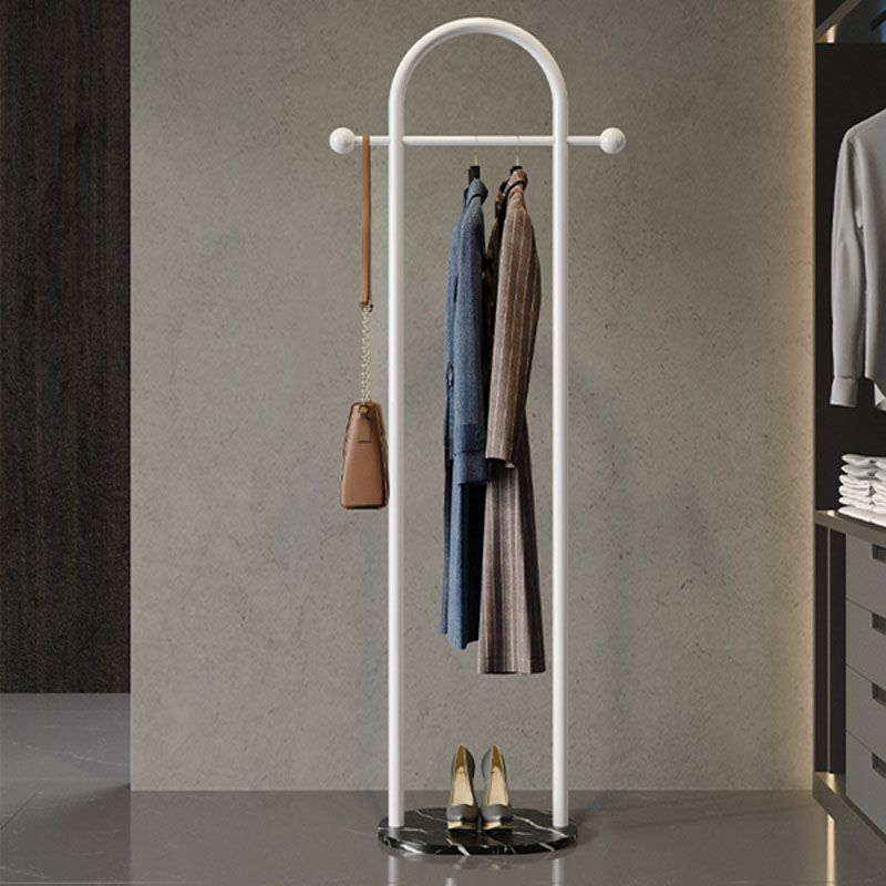 Modern Coat Hanger Metal Coat Hooks Coat Rack with Marble Bottom