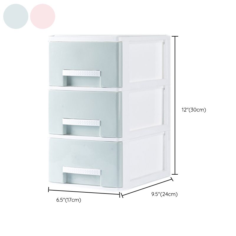 Contemporary File Cabinet Plastic Vertical Filing Cabinet with Drawers for Home Office