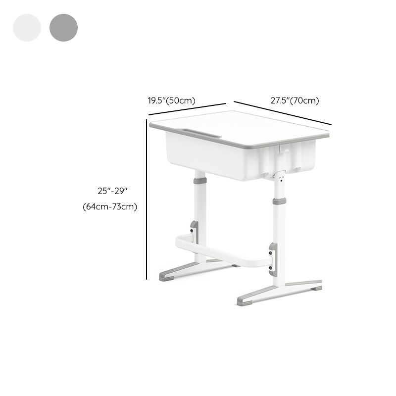 School Kids Desks Adjustable Writing Desk and Chair Set with Hook