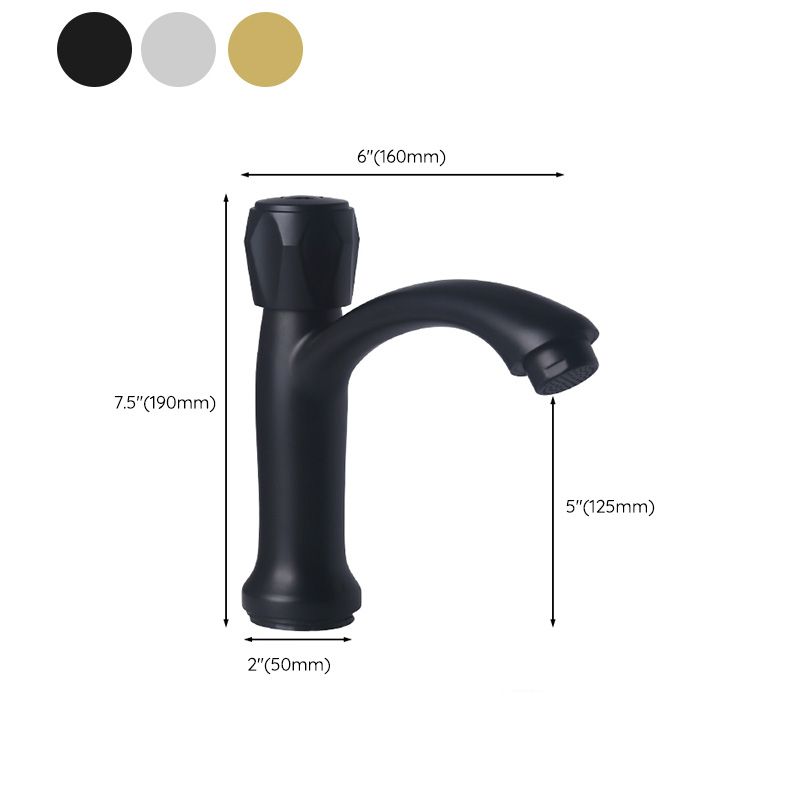 Vessel Sink Bathroom Faucet Lever Handle Low Arc Vessel Faucet