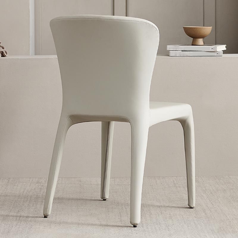 Upholstered Side Chair Leather Dining Side Chair for Dining Room