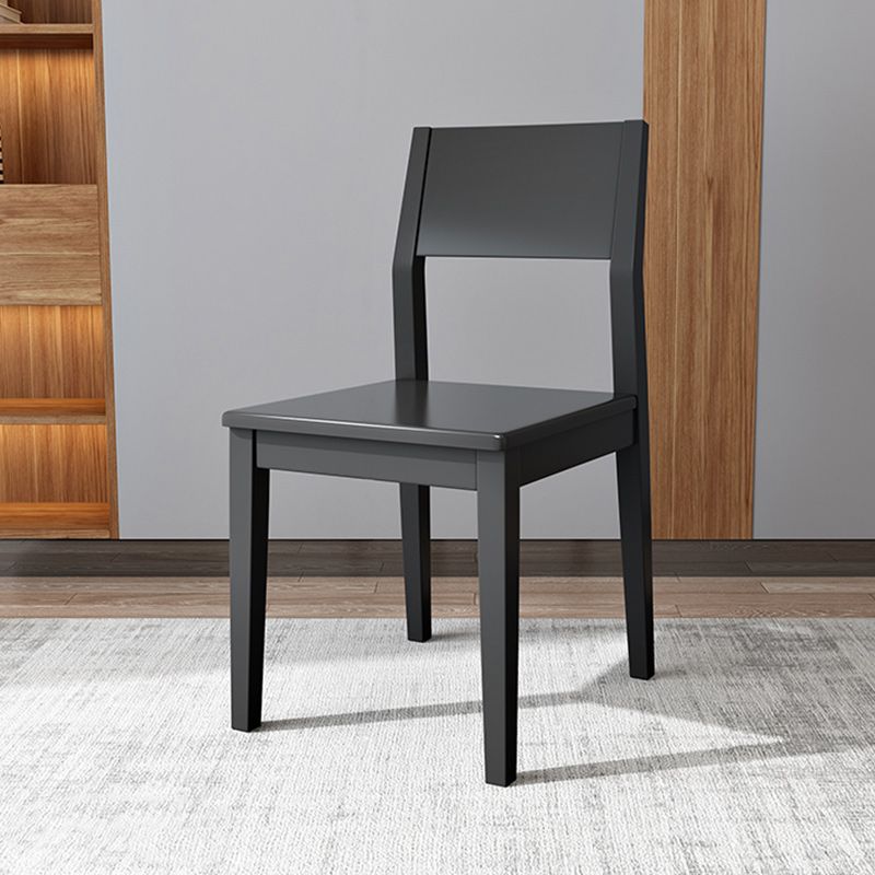 Open Back Dining Side Chair Solid Wood Dining Chair for Dining Room