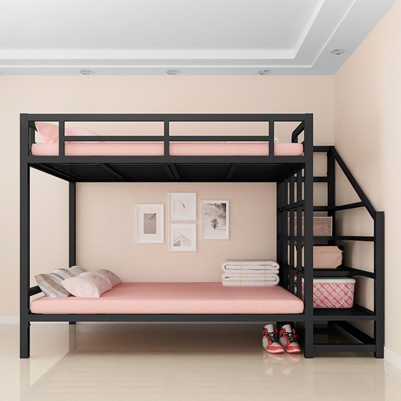 Contemporary No Theme Bunk Bed/Loft Bed in Iron with Guardrails