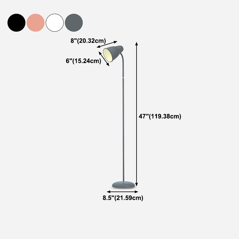 Geometrische Metallbodenbeleuchtung moderner Stil 1 Lichtbodenleuchten