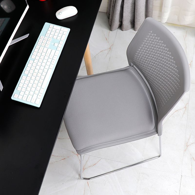 Contemporary Ergonomic Conference Chair Metal Office Chair without Arm