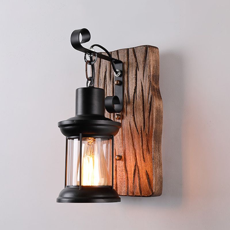 Industrial Glass Wall Light Sconces Simple Sconce Lighting for Living Room