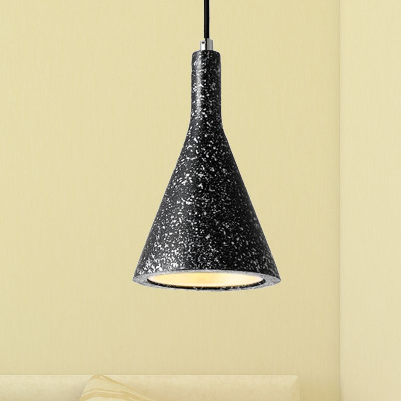 Trumpette Pendentif Plafond Light Nordic Cement 1 clair noir / blanc / brun Light