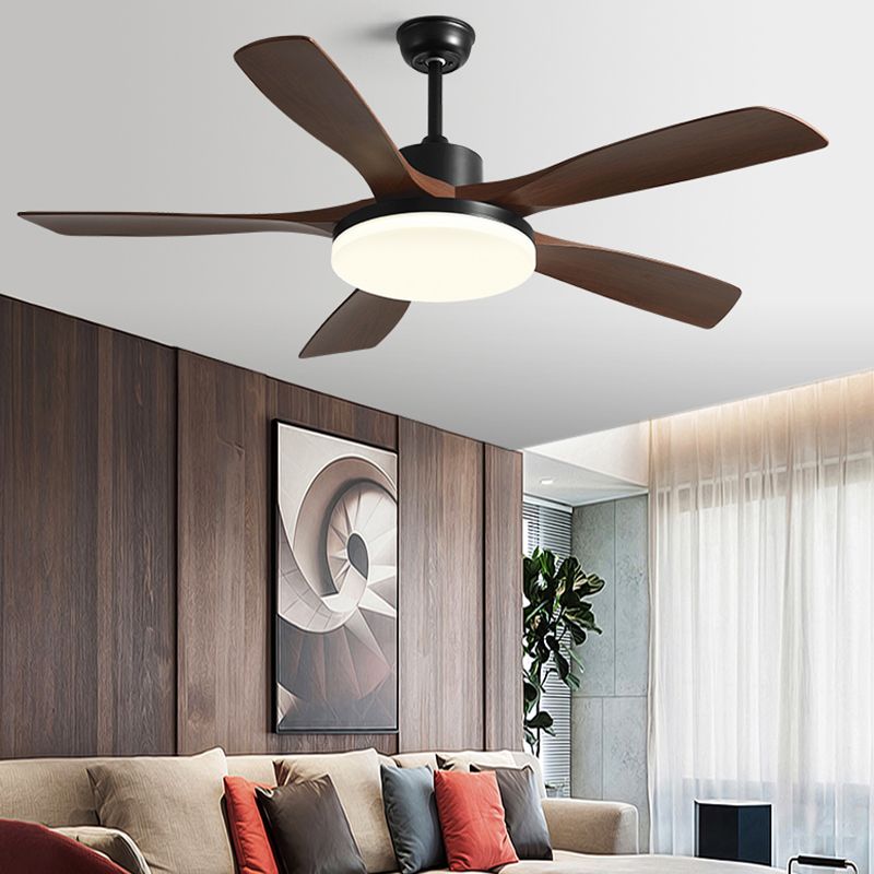 Fan Shape Metal Ceiling Fan Kid Style 1 Light Ceiling Mount Fans Fixtures