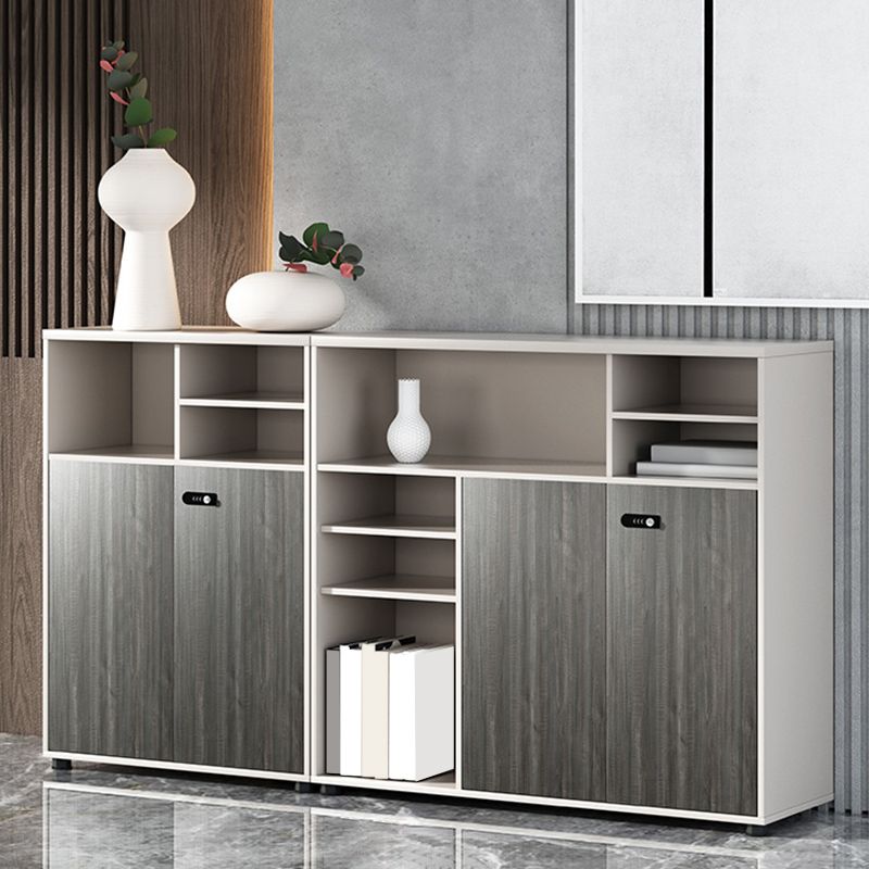 Modern File Cabinets Solid Wood Solid Color Vertical File Cabinet with Key Lock