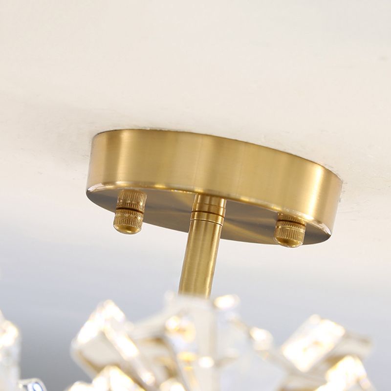 Modern Style Ceiling Light Creative Glass Flush Mount Light Fixture