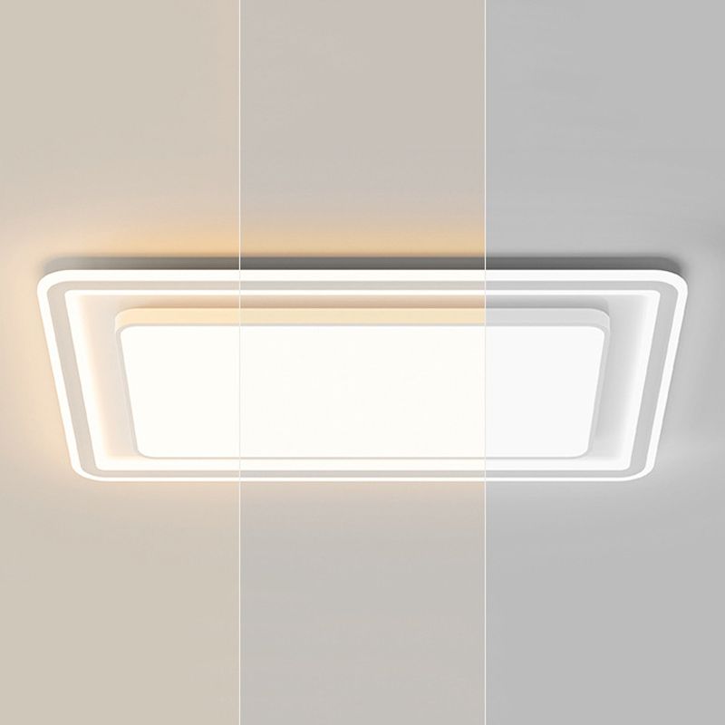 Geometric Flush Mount Simplicity Metal Flush Ceiling Light Fixture