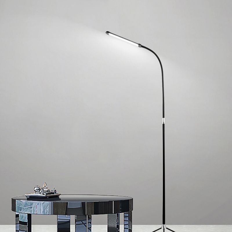 Minimalism Floor Lamp 1-Light LED Metal Linear Floor Light for Living Room