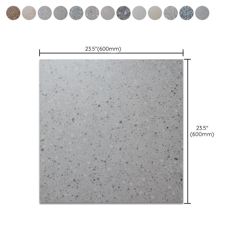 Bathroom Floor Wall Tile Ceramic Square Terrazzo Indoor Tile