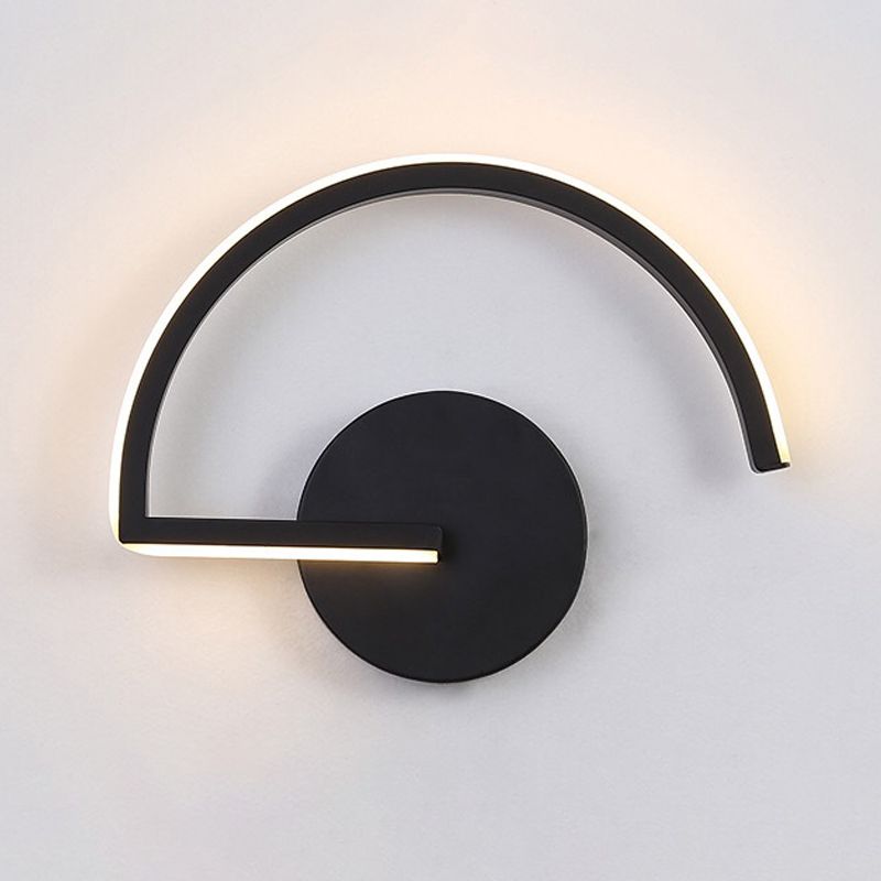 Contemporary Bath Vanity Lighting Polish Finish Wall Light for Bathroom