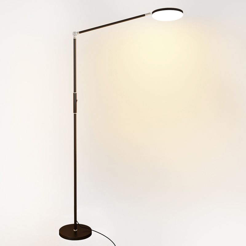 Metal Linear Shape Floor Lamp Modern Style 1 Light Floor Light