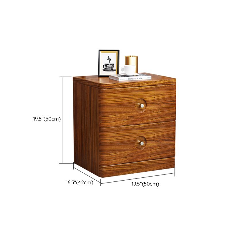 Modern Accent Table Nightstand Solid Wood Nightstand for Bedroom