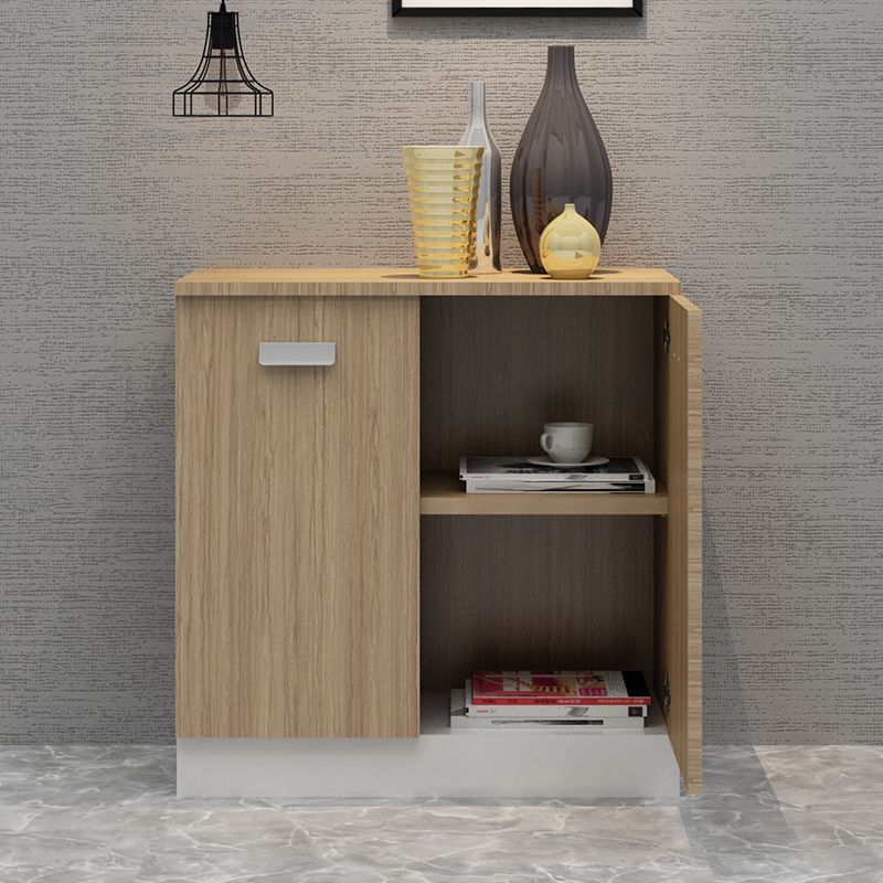 Nordic Style File Cabinets Solid Wood Solid Color Horizontal File Cabinet Office