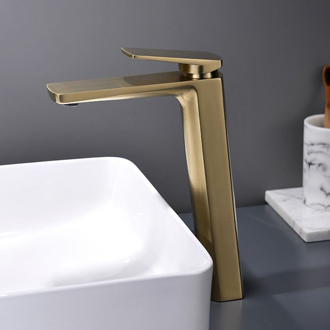 Glam Sink Faucet Brass Lever Handles Vessel Sink Bathroom Faucet