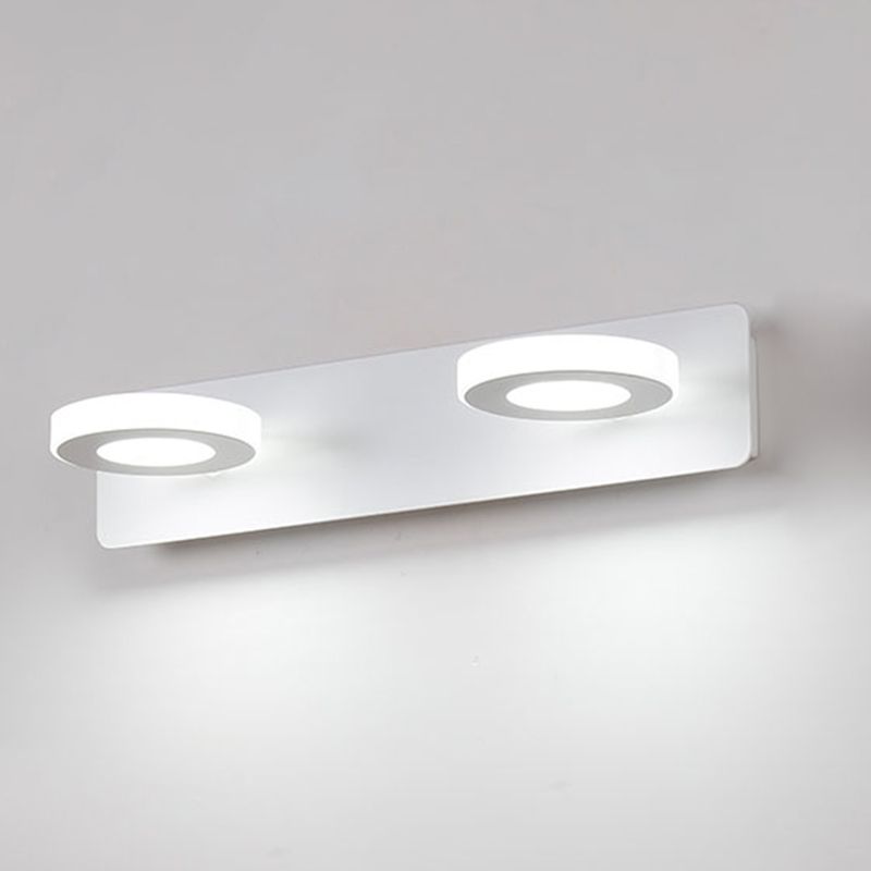 Luz de espejo múltiple estilo moderno de tocador de estilo simple para el baño