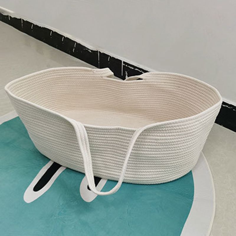 Portable Moses Basket Foldable Oval Moses Basket for Newborn