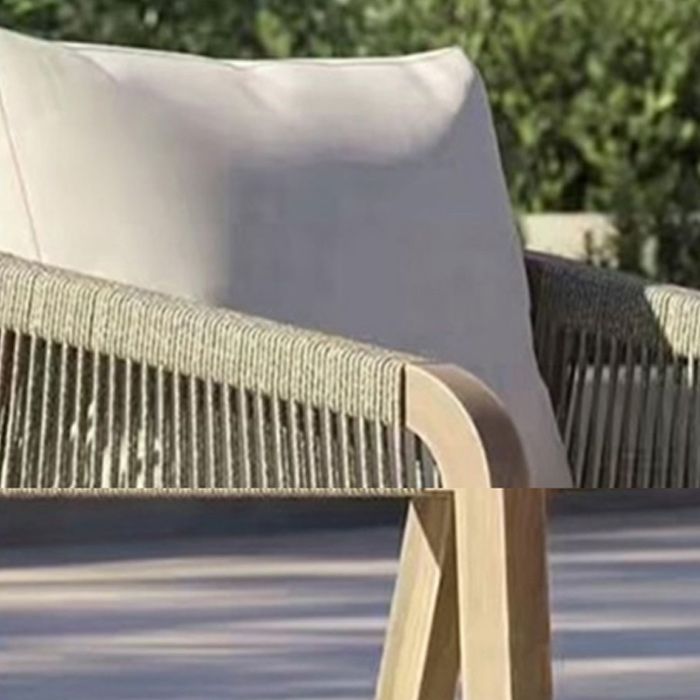 Contemporary Cushion Outdoor Sofa UV and Water Resistant Patio Sofa