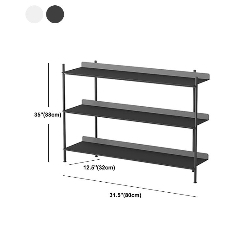 Etagere Shelf Bookcase Contemporary Metal Book Shelf for Study Room