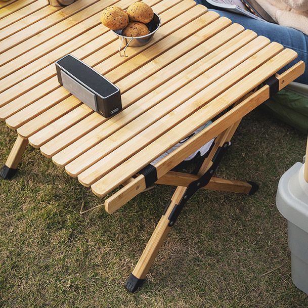 Modern Style Folding Table Outdoor Manufactured Wood Camping Table