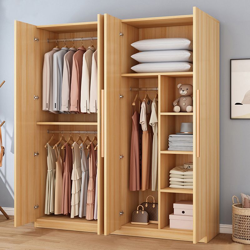 Modern Style Wardrobe Armoire Wood Wardrobe Closet With Doors