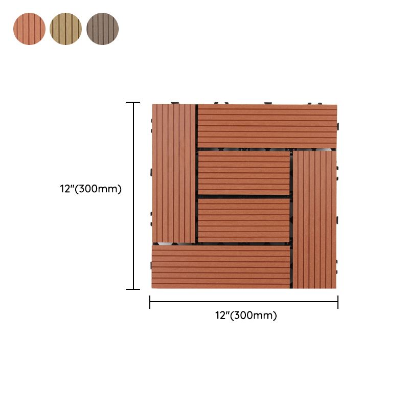 Deck Plank Loose Lay Manufactured Wood Decking Tiles Outdoor Flooring