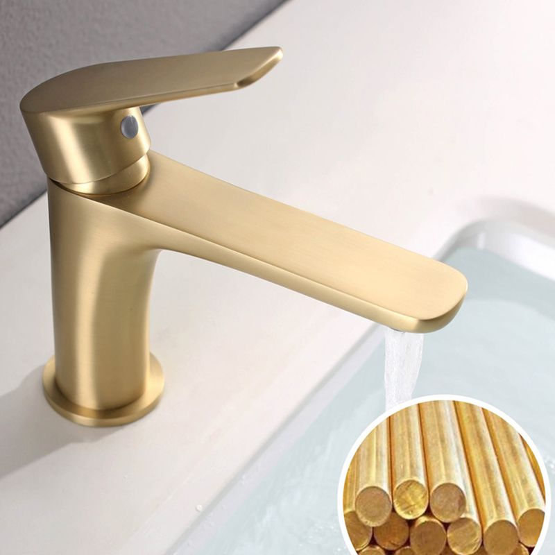 Light Luxury Vessel Sink Faucet Lever Handle Single Hole Bathroom Faucet