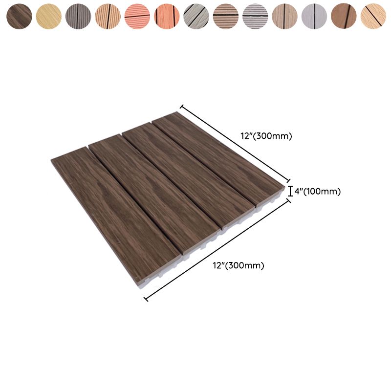 Deck Plank Wooden Outdoor Waterproof Slip Resistant Floor Board