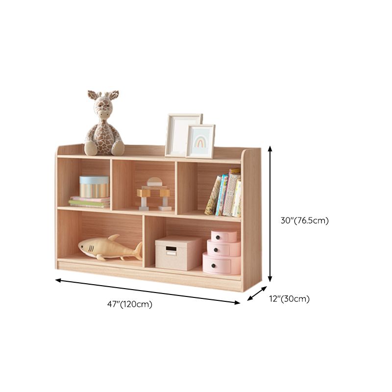 Nordic Home Kids Storage Cubby Solid Wood Cubby Storage Bookcase