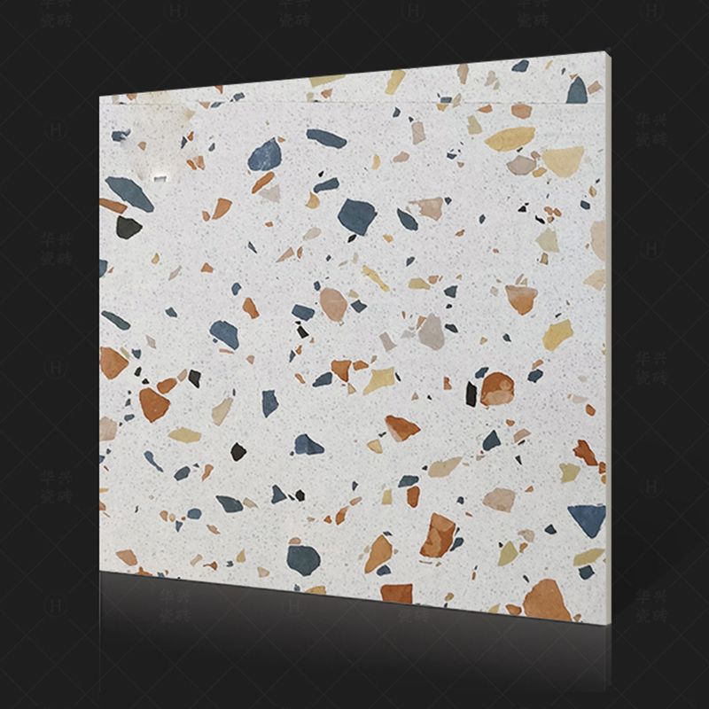 Modern Floor and Wall Tile Square Matte Mixed Material Singular Tile