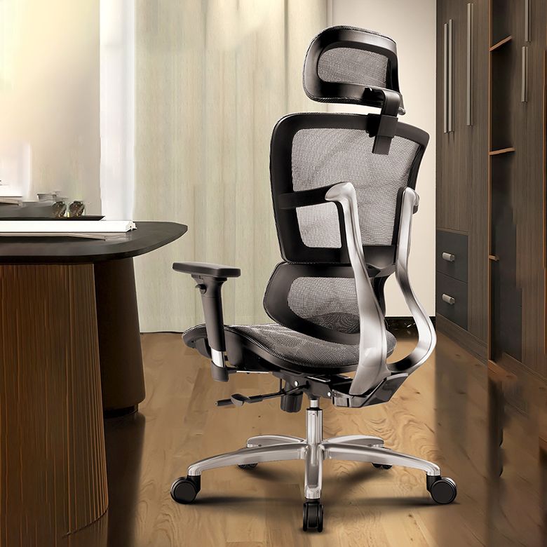 Removable Arms Chair Modern Adjustable Seat Height Swivel Chair with Wheels