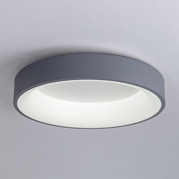 Modern Simple LED Ceiling Light Fixture Bedroom Round Flush Mount Ceiling Lamp