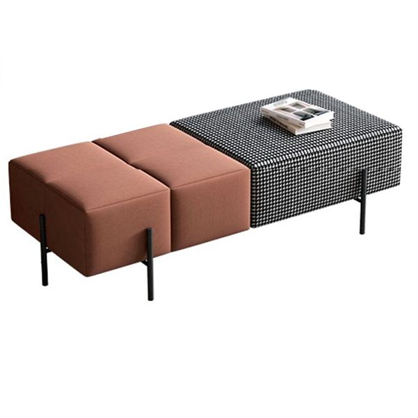 15.7" Wide Upholstered Seating Bench Modern Entryway and Bedroom Bench with Cushioned