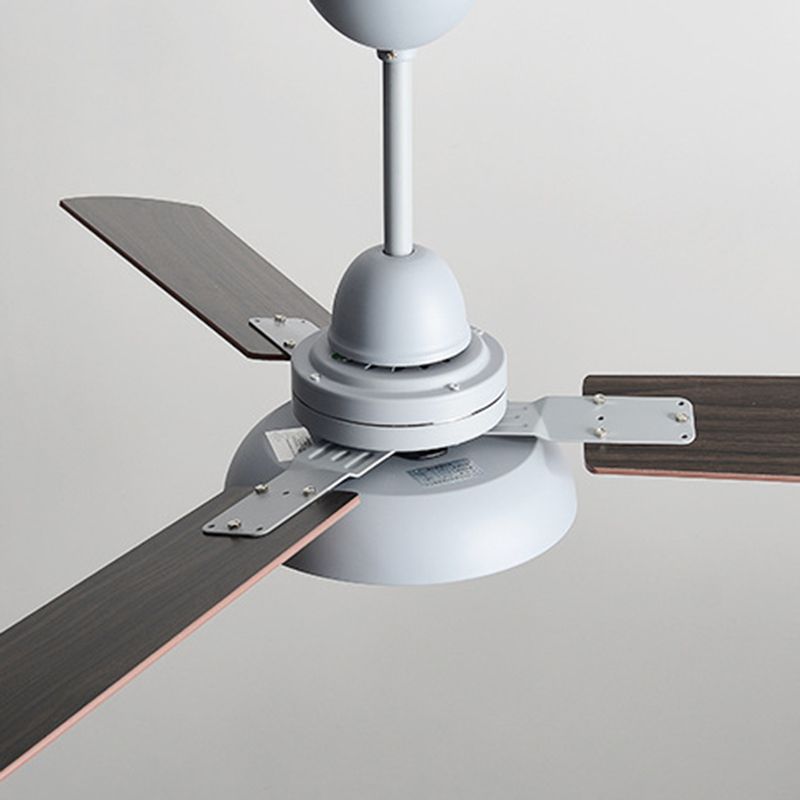 1 - Light LED Ceiling Fan Modern Wood Blade Fan Lighting in 4 Colors