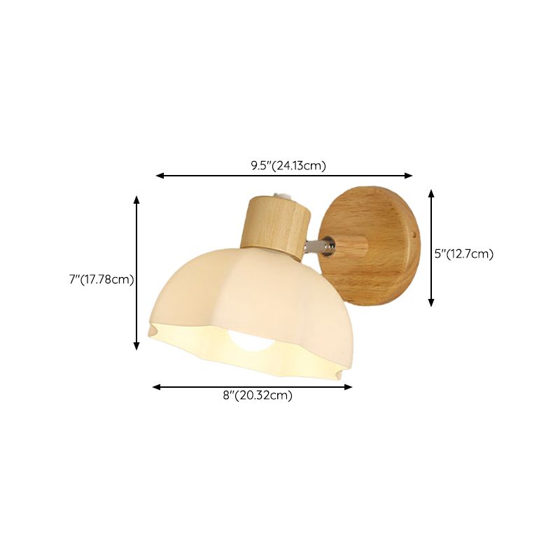 Wooden Wall Light Fixture Simple Wall Light Sconce for Bedroom