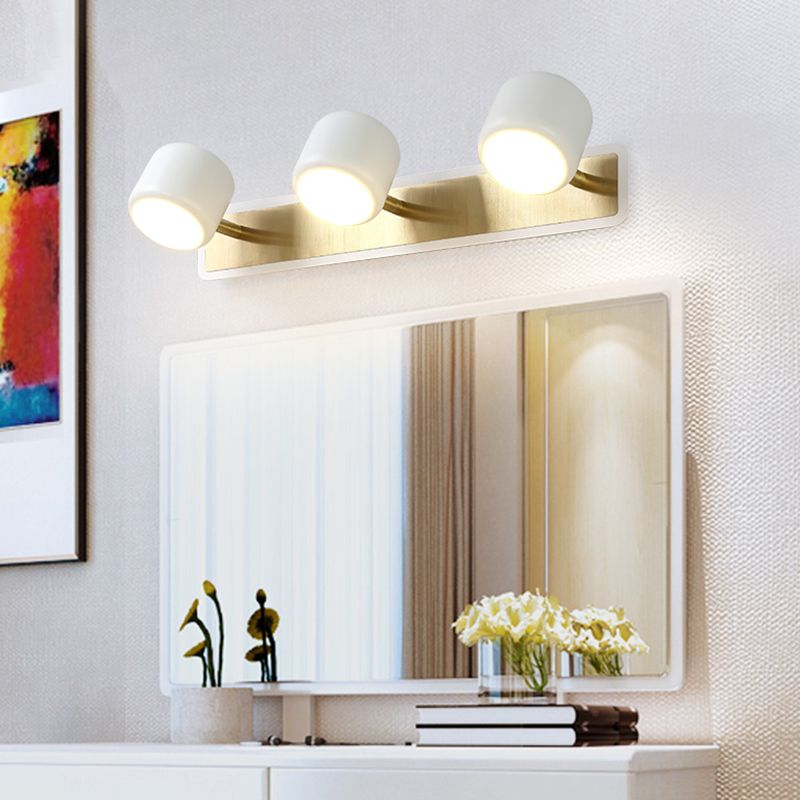 Contemporary Style Geometric Vanity Lighting Ideas Metal Multi Lights Vanity Sconce