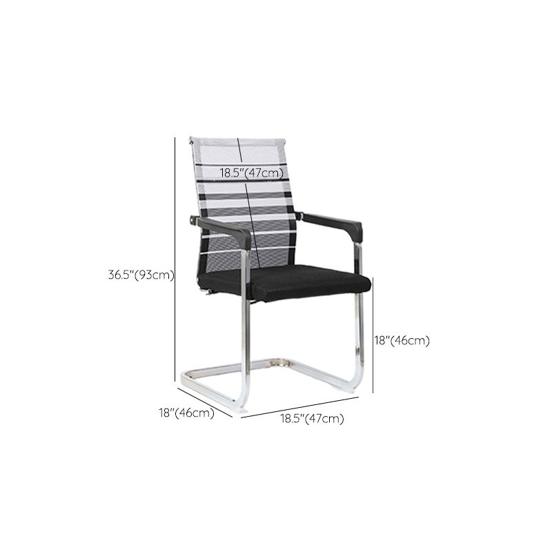 18" Wide Contemporary Desk Chair Breathable AirGrid Office Chair