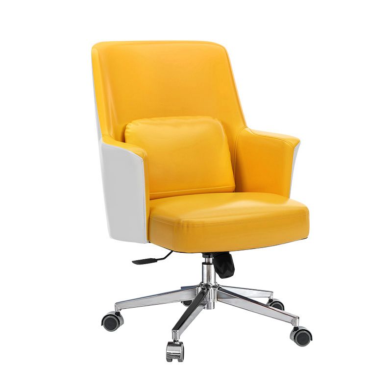 Modern Office Chair Adjustable Seat Height Pillow Included Desk Chair