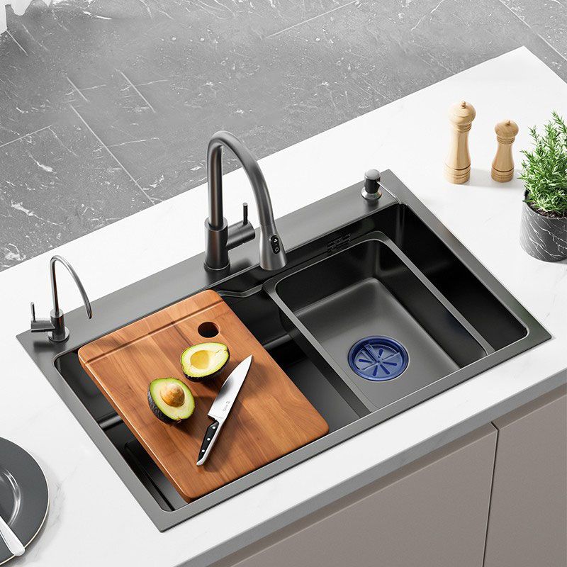 Corrosion Resistant Kitchen Sink Stainless Steel Modern Style Kitchen Sink