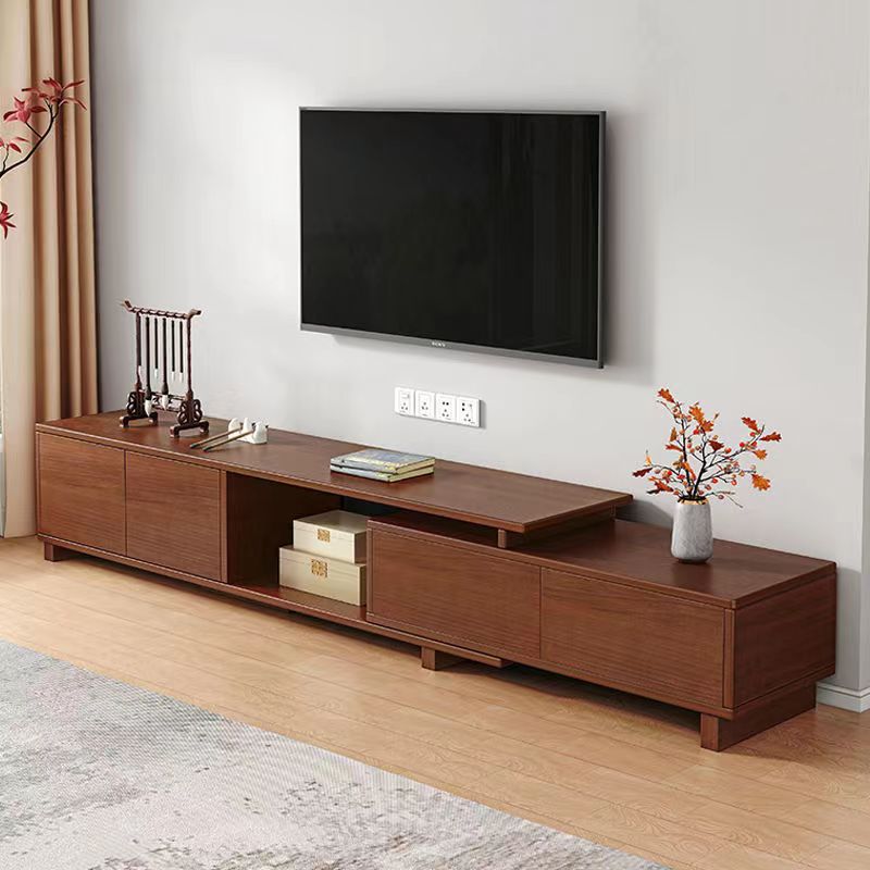 Engineered Wood TV Stand Console Scandinavian TV Console with Cabinet