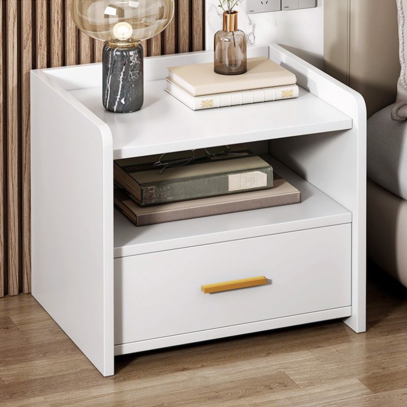 Modern Manufactured Wood Bedside Cabinet Drawers Included Night Table for Bedroom