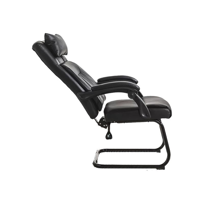 Padded Arms Modern Office Chair Tilt Mechanism No Distressing Ergonomic Chair