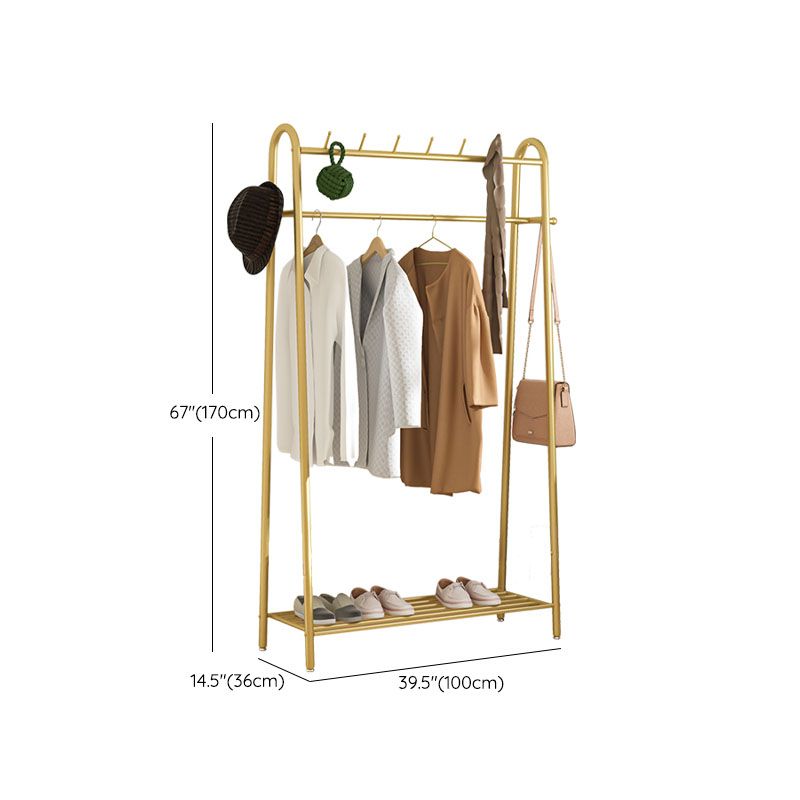 Gorgeous Coat Hanger Coat Hooks Metal Coat Rack with Storage Shelving