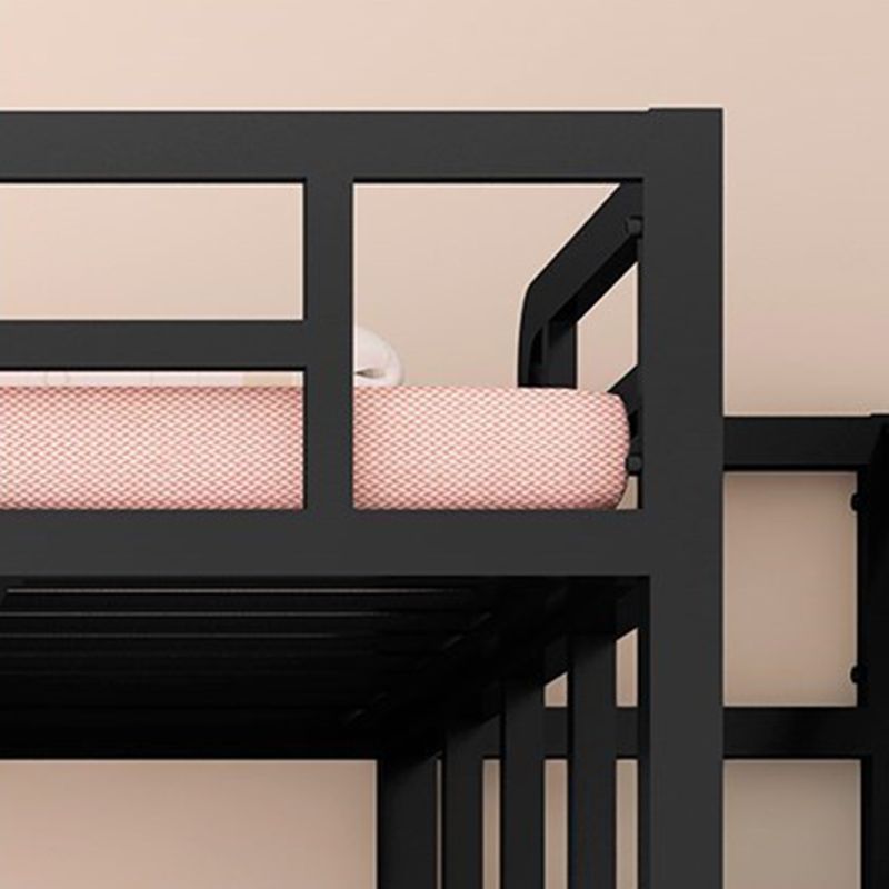 Contemporary No Theme Bunk Bed/Loft Bed in Iron with Guardrails