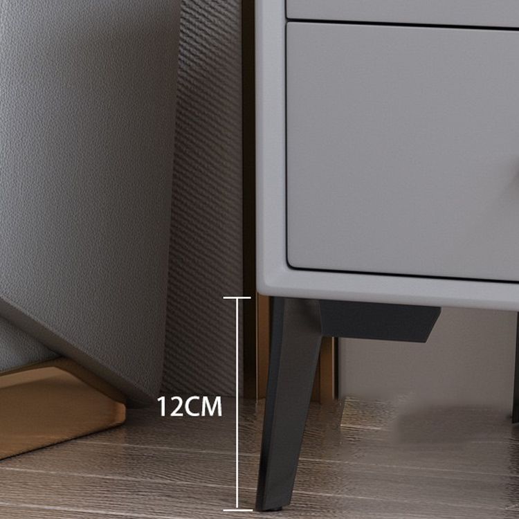 Wooden Bedside Cabinet Modern Minimalist Bedside Table with Legs